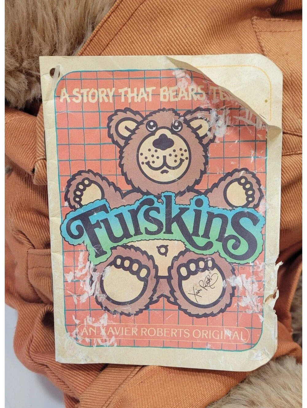 Vtg Furskins Dudley Teddy Bear 20
